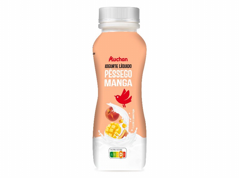 Iogurte Liquido Auchan Pêssego E Manga 160 g