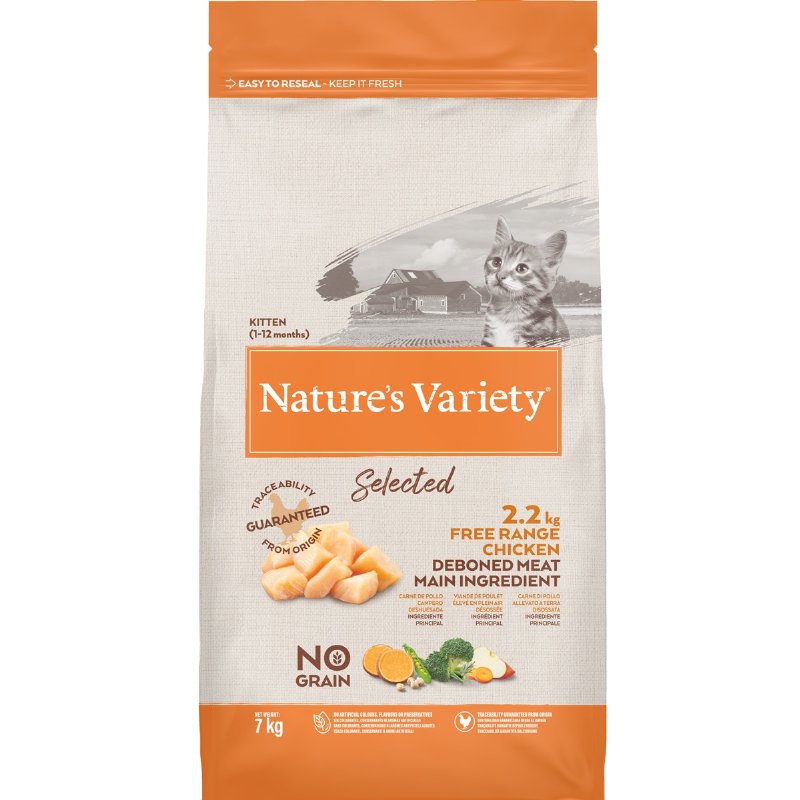 Ração Para Gato Kitten 1-12 Meses De Frango 7 kg