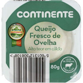 Queijo Fresco De Ovelha Continente 80 gr