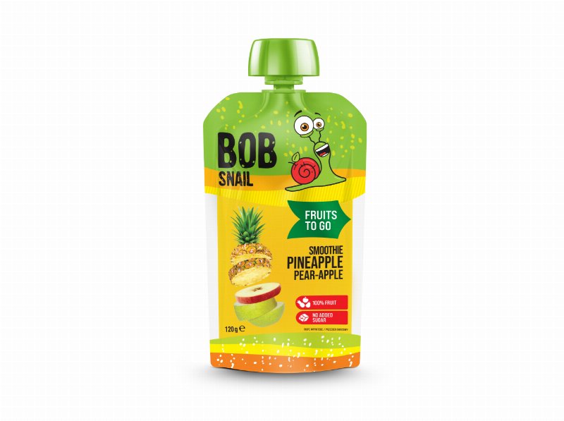 Puré De Fruta Bob Snail Ananás Pêra E Maçã 120 g