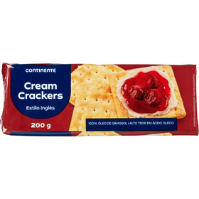 Bolachas Cream Cracker Continente 200 gr