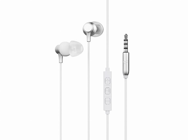 Auriculares Energy Sistem Metallized Silver C/Micro