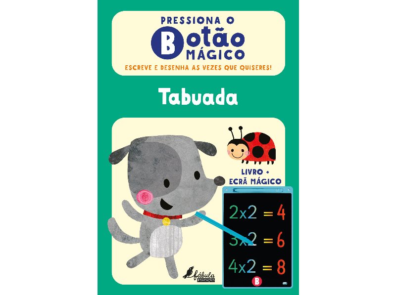 Livro Pressiona O Botão Mágico - Tabuada