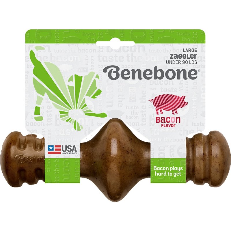 Brinquedo Para Cão Zaggler De Bacon Tamanho L 1 unidade