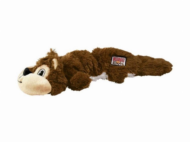 Brinquedo Para Cão Scrunch Knots Kong Esquilo Pequeno / Médio