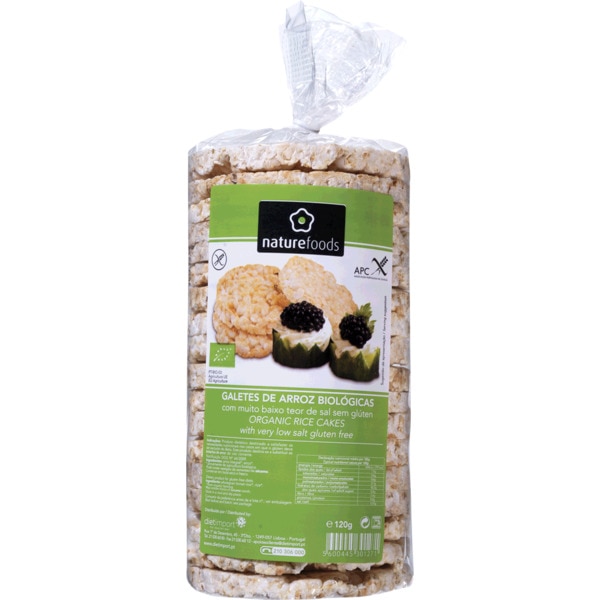 Tortas De Arroz Sem Sal Biológicas 120 g
