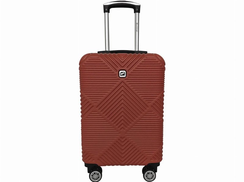 Mala De Cabine Rígida Airport Terracota 8 Rodas 55X34X20Cm