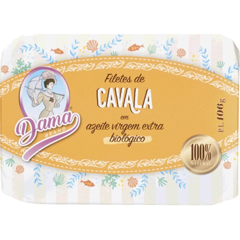 Filetes De Cavala Em Azeite Virgem Extra Biológicas 106 g
