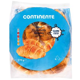 Mini Croissant Continente 270 gr (9 Un)