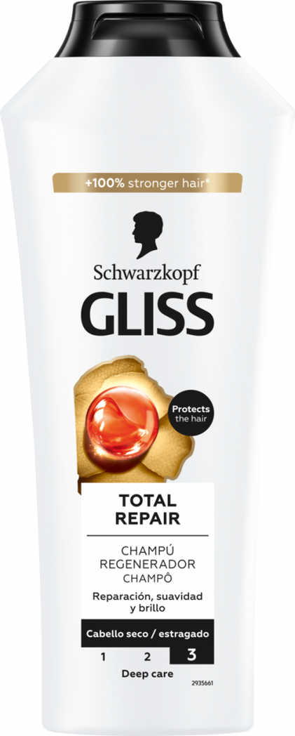 Champô Gliss Total Repair Gliss Schwarzkopf 0.4L