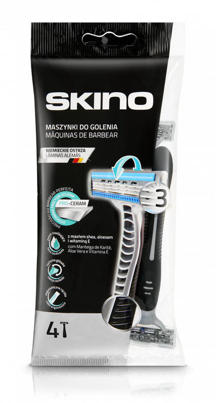 Lâminas Descartáveis Tripla Men Skino 4Un