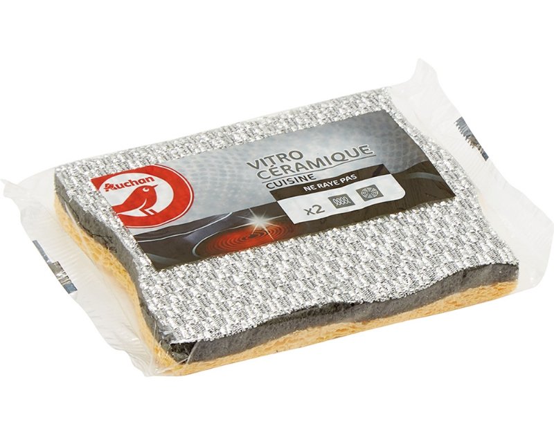 Esfregão Auchan Para Cozinha Vitrocerâmica 2Un