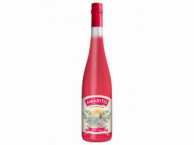 Licor Amaritis Amêndoa Amarga E Morango 0.70 l