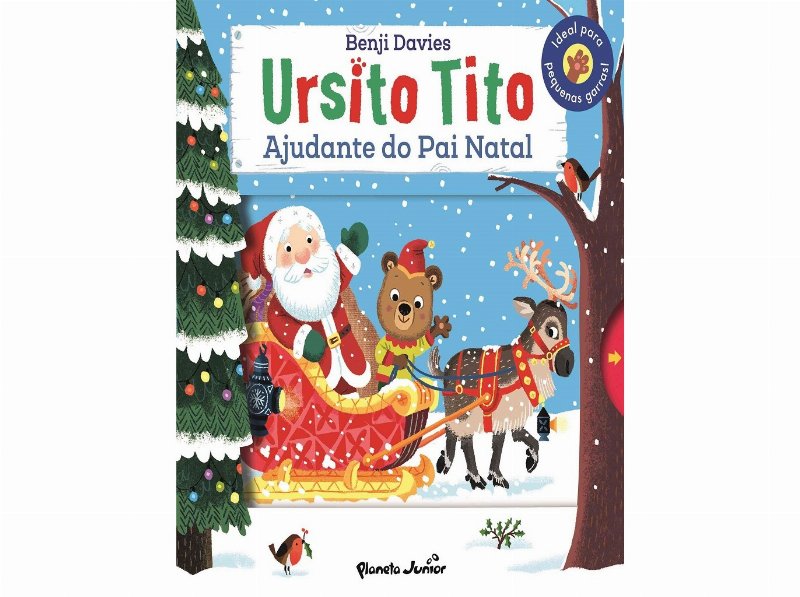 Livro Ursito Tito - Ajudante Do Pai Natal De Benji Davies