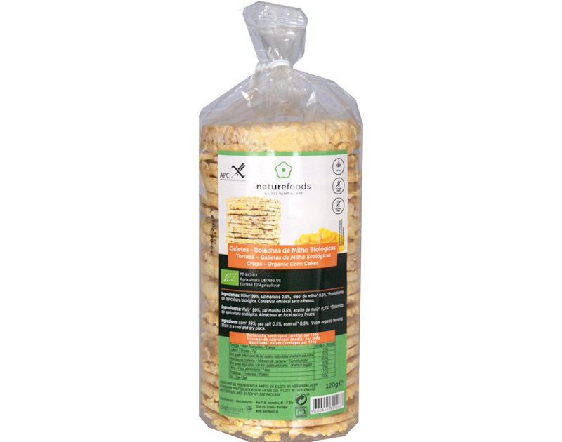 Galetes Naturefoods Milho Bio 120 g