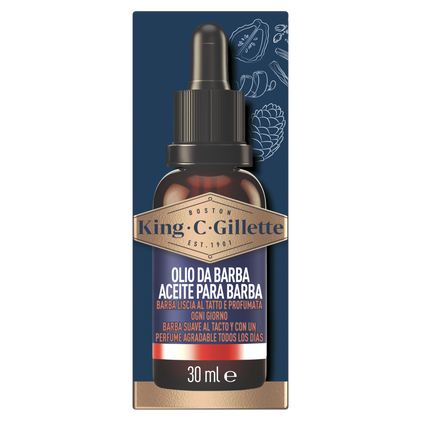 Óleo Para Barba King C Gillette 0.03L