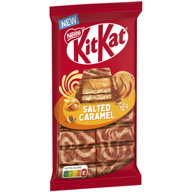 Tablete De Chocolate De Leite, Bolacha E Caramelo Salgado Kit Kat 99 gr