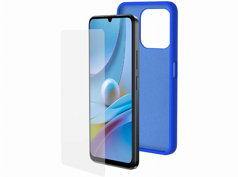 Capa + Protector Ecrã Spc D3 Se Azul 6.8"