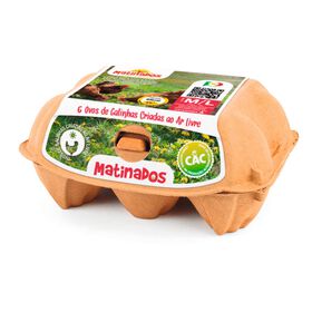 Ovos De Ar Livre Classe M/L Matinados 6 Un