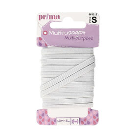 Elástico Médio 4Mx5Mm Branco Prima
