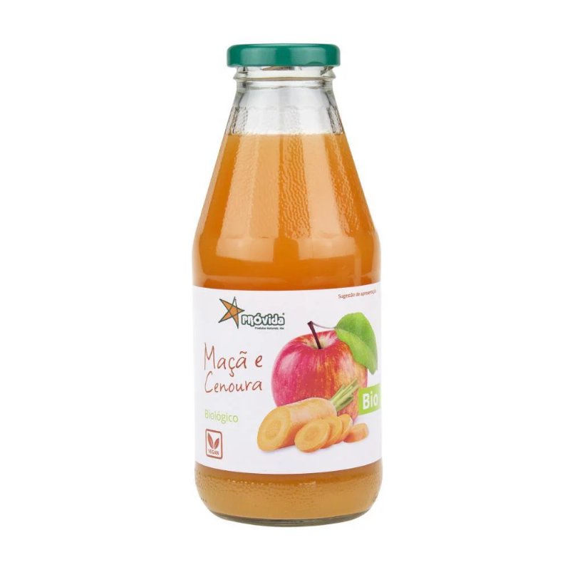 Sumo De Maça E Cenoura Bio Próvida 500 ml
