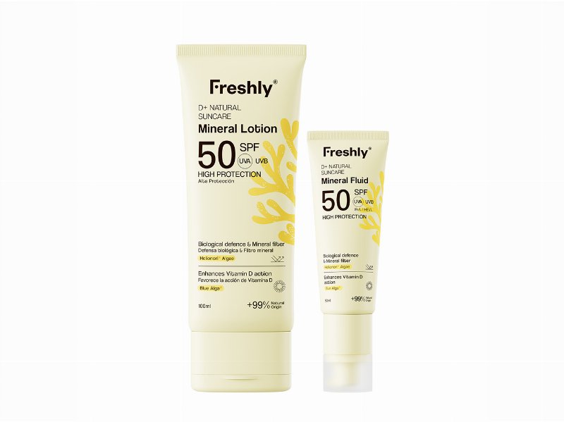 Pack Proteção Solar Freshly D+ Natural 100 ml 50 ml