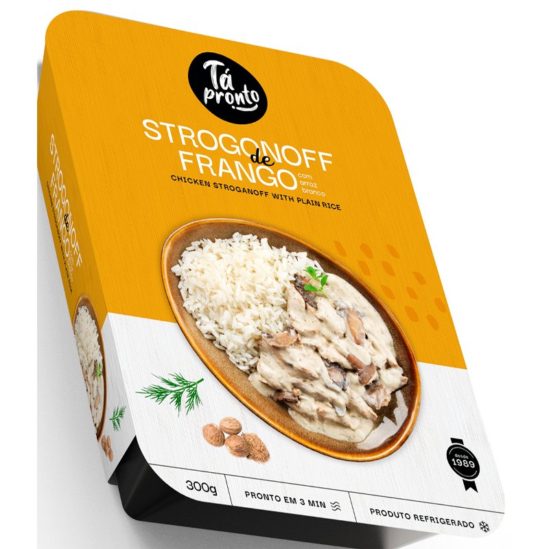 Strogonoff De Frango Com Arroz Branco 300 g