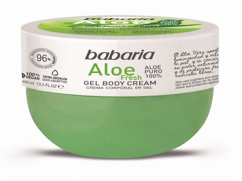 Body Cream Aloe Vera Fresh Babaria 400 ml.
