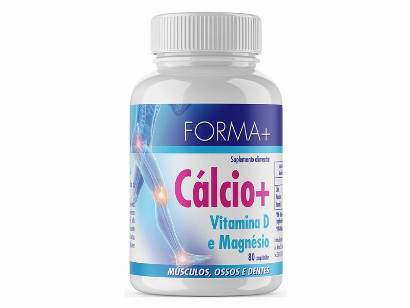 Suplemento Forma+ Cálcio Vitamina D Magnésio 80 Comp