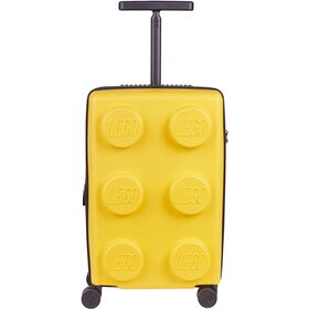 Mala De Cabine Extensível 4 Rodas Amarela Brick Lego