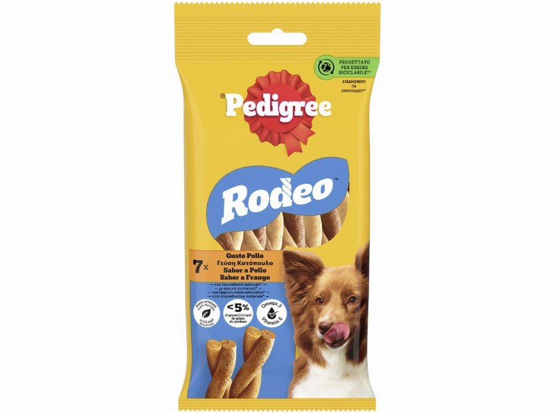 Snacks Cão Pedigree Rodeo Frango 7Un