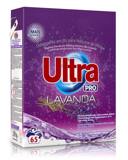 Detergente Máquina Roupa Em Pó Lavanda Ultra 65Dos