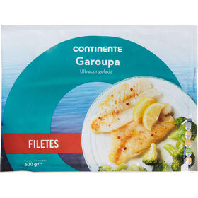 Filetes Garoupa Ultracongelada Continente 500 gr