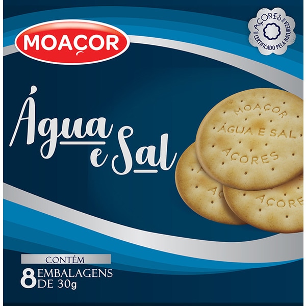 Bolachas De Água E Sal Pack 8 30 g