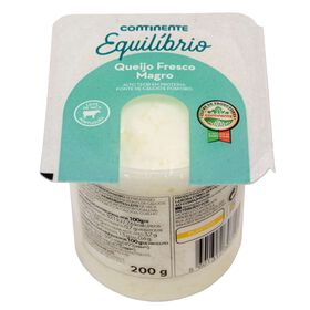 Queijo Fresco Magro Continente Equilíbrio 200 gr