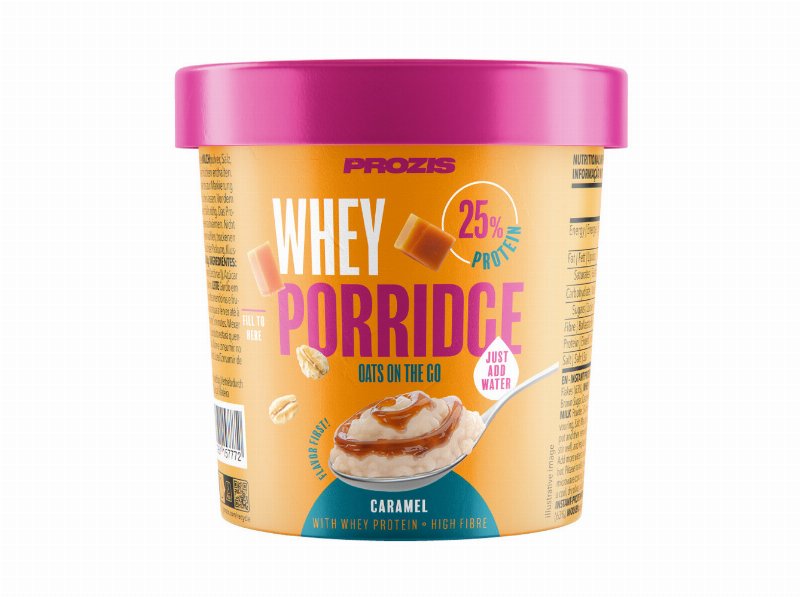 Papas De Aveia Com Whey Prozis Caramelo 60 g