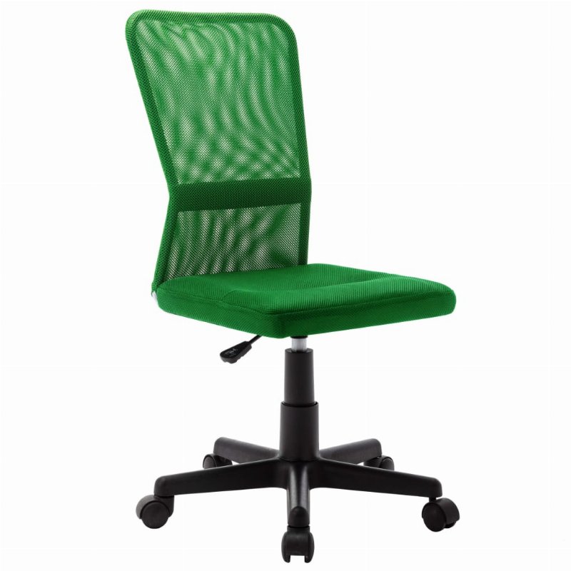 Hkh Cadeira De Escritório 44X52X100 Cm Em Tecido De Malha Verde