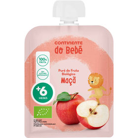Saqueta De Fruta Maçã +6M Continente Do Bebé 90 gr