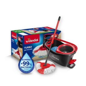 Sistema Turbo Esfregona E Balde Com Pedal Vileda