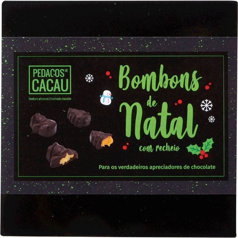 Bombons De Natal Com Recheio 9 Unidades 115 g