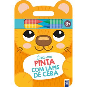 Leva-Me Pinta Com Lápis De Cera - Amarelo 3+
