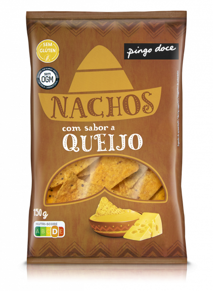 Nachos De Milho Sabor A Queijo Pingo Doce 0.15Kg