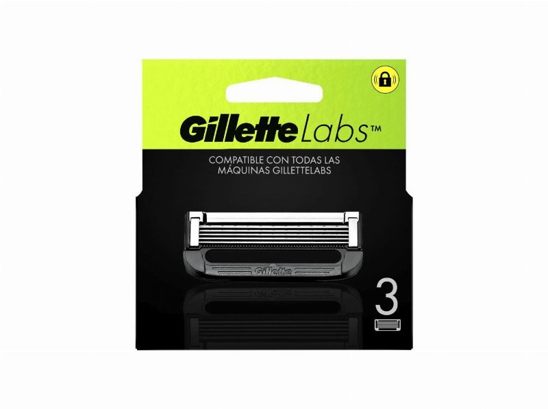 Recarga Lâminas Labs Gillette 3Un