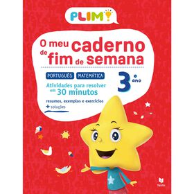 Plim! O Meu Caderno De Fim De Semana - Português E Matemática - 3.º Ano