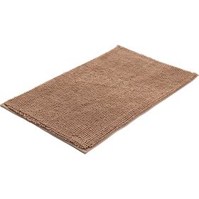 Tapete Wc 80X50Cm Microfibra Bege Kasa