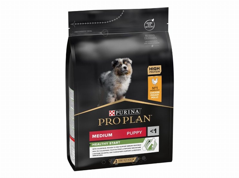 Ração Cão Pro Plan Junior Médio Frango 3 kg