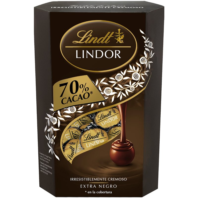 Bombons De Chocolate Preto Lindor 337 g