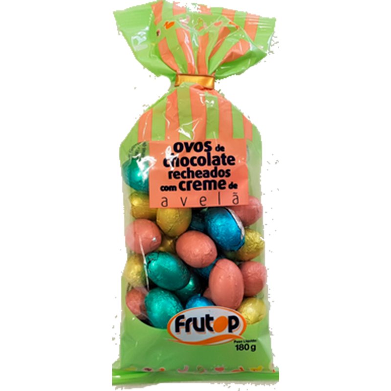 Ovinhos De Chocolate De Leite Recheados De Avelã 180 g