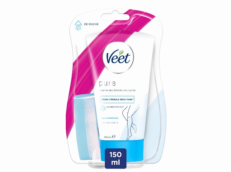 Creme Veet Depilatório Duche Peles Sensíveis 400 ml