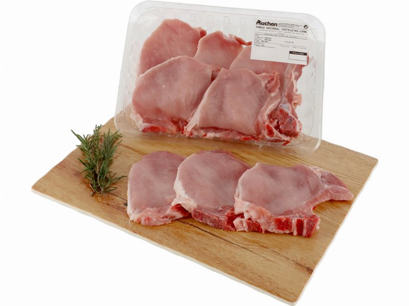 Porco Nacional Costeletas Lombo Kg